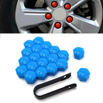 

1set Bolt Screw Wheel Lug Dustproof Decorative Socket Protection Rims Exterior Decoration Hubcap Screw Cap Car Tire Nut Cover
