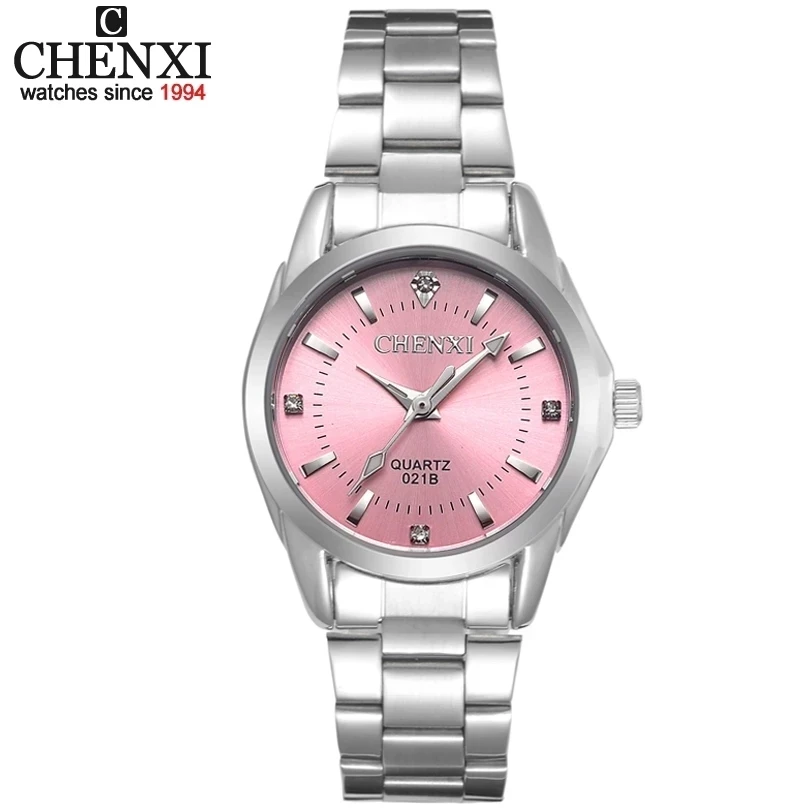 6 Colours CHENXI Model Watch Luxurious Ladies's Informal Watches Waterproof Watch Ladies Trend Costume Rhinestone WristWatch CX021B