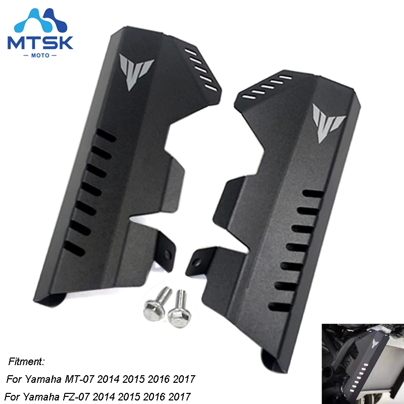 Кожух радиатора мотоцикла MT07 FZ07 с ЧПУ боковая решетка защита для Yamaha MT 07 FZ 2013 2014 2015
