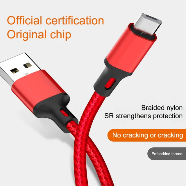 Nylon Braided Micro USB Cable 0.25m/1m/2m/3m Data Sync USB Charger Cable For Tablet USB Type C Android USB Phone Cables Charging Cables Gadget cb5feb1b7314637725a2e7: Android black|Android blue|Android gray|Android red|Android silver|type C black|Type-C blue|Type-C gray|Type-C red|Type-C silver
