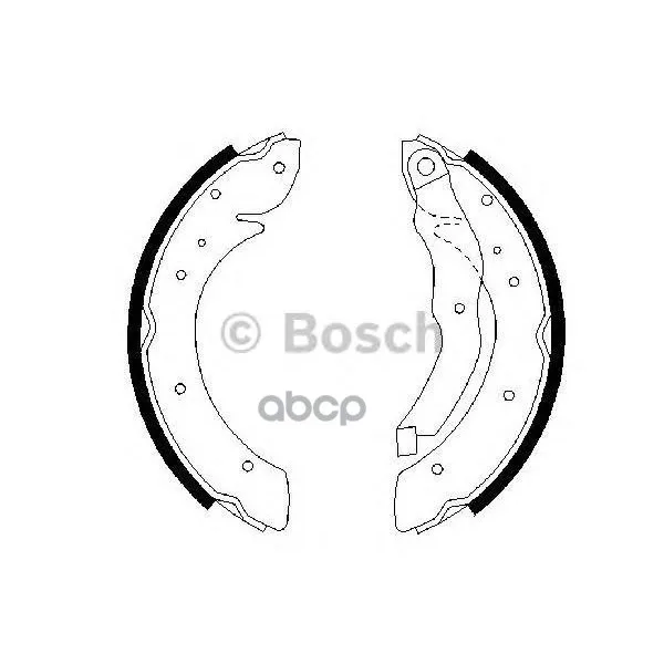 Тормозные Колодки 0986487327 Bosch арт. 0986487327