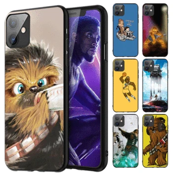

TPU Case For Apple iphone X XS XR XS Max 11 pro MAX cover phone Protective cases Star Wars Chewbacca