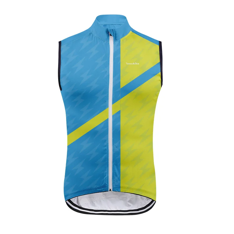 

Runchita Sleeveless Cycling Shirt Fashion Full Zipper Breathable Anti-sweat Vest Bike Clothing Jerseys Tops
