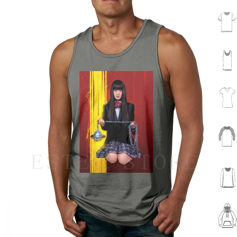 

Gogo Yubari Tank Tops Vest Sleeveless Killbill Kill Bill Gog Yubari Gog Yubari Quentin Tarantino Tarantino