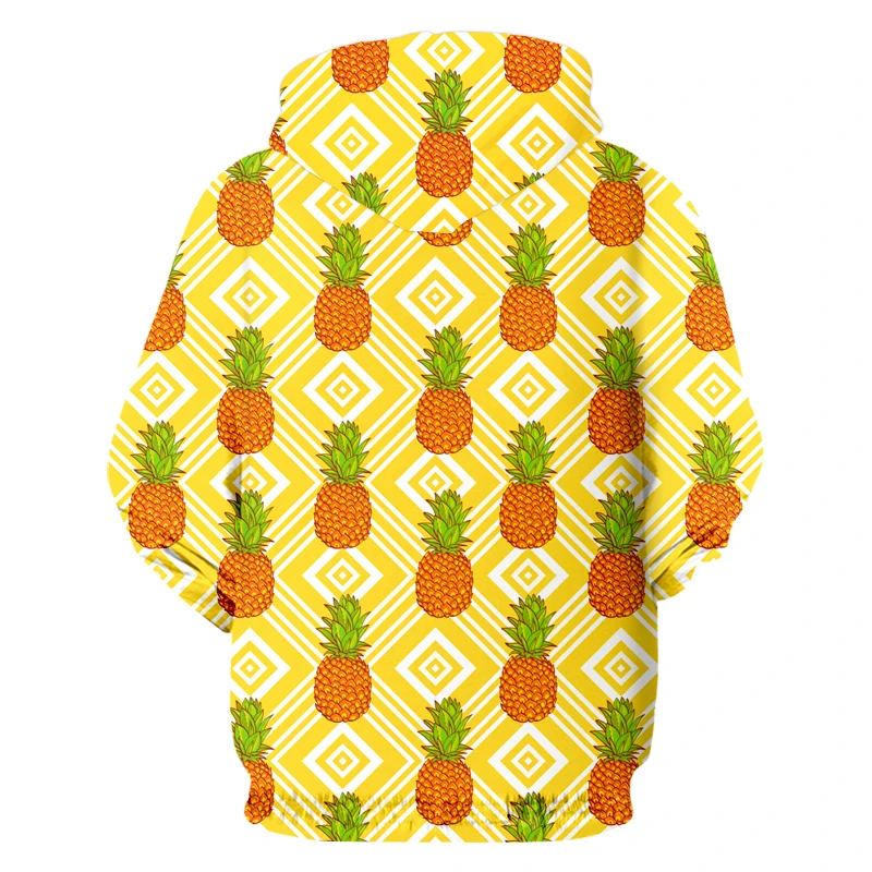 OGKB Hoodie Autumn New Fashion Hoodie Sweatshirt Fruits Orange Pineapples Print 3d Mens Womens Casual Sweatshirt Pul