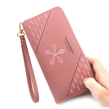 

New ladies long zipper bag women's clutch bag card bag wallet wallet large capacity multi-card bag female bag purses for women