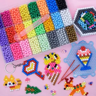 Волшебный DIY Водный туман волшебный инструмент Bean Детская обучающая игрушка водная палочка бусины аксессуары волшебная ручка щетка с чашей