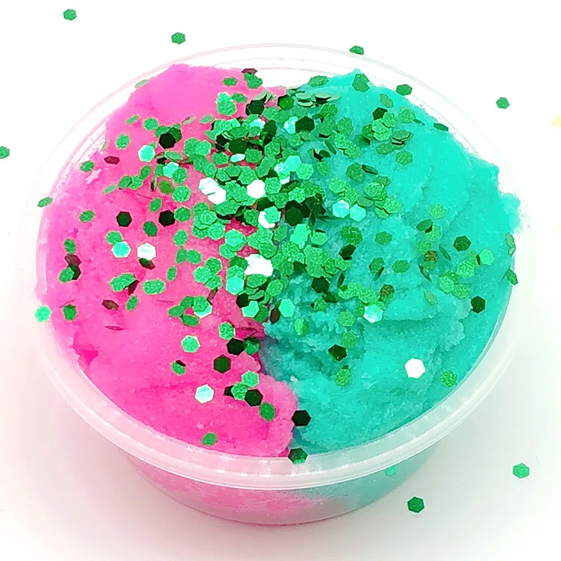 60 мл облако слизь пушистые поставки полимерные бусины слизь блеск Playdough волшебный цветной песчаный Пластилин игрушки для детей