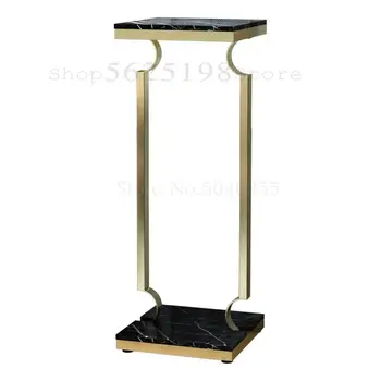 

Light luxury modern display flower stand indoor flower several living room decoration wrought iron flower shelf Nordic marble