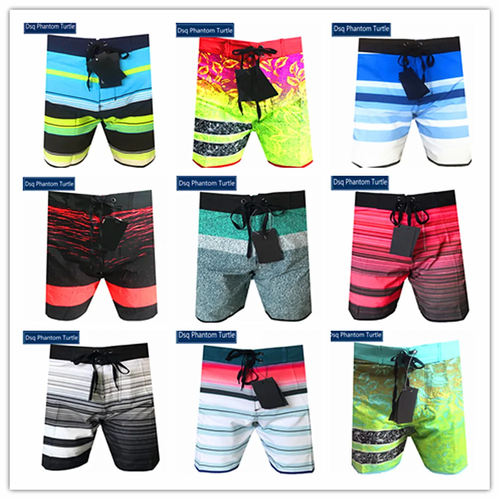 

Wholesale Retail 2020 Bermuda Brand Men Hawaiian Elastic Board Shorts Dsq Phantom Turtle Beach Man Spandex Sexy Swimwear 30-38