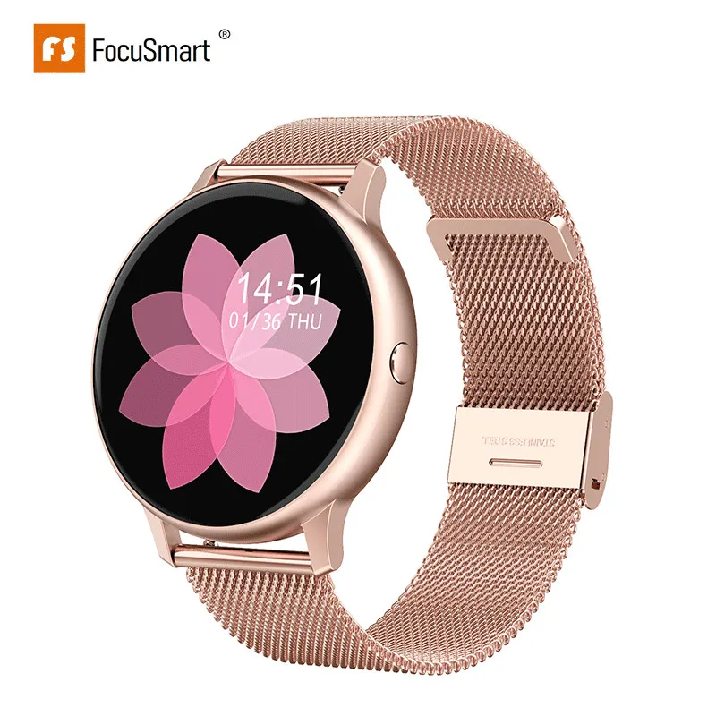 

FocusSmart Smart Watch DT88Pro Fitness Tracker Women Wearable Devices IP68 Smartwatch Heart Rate Wristwatch Smart Watch