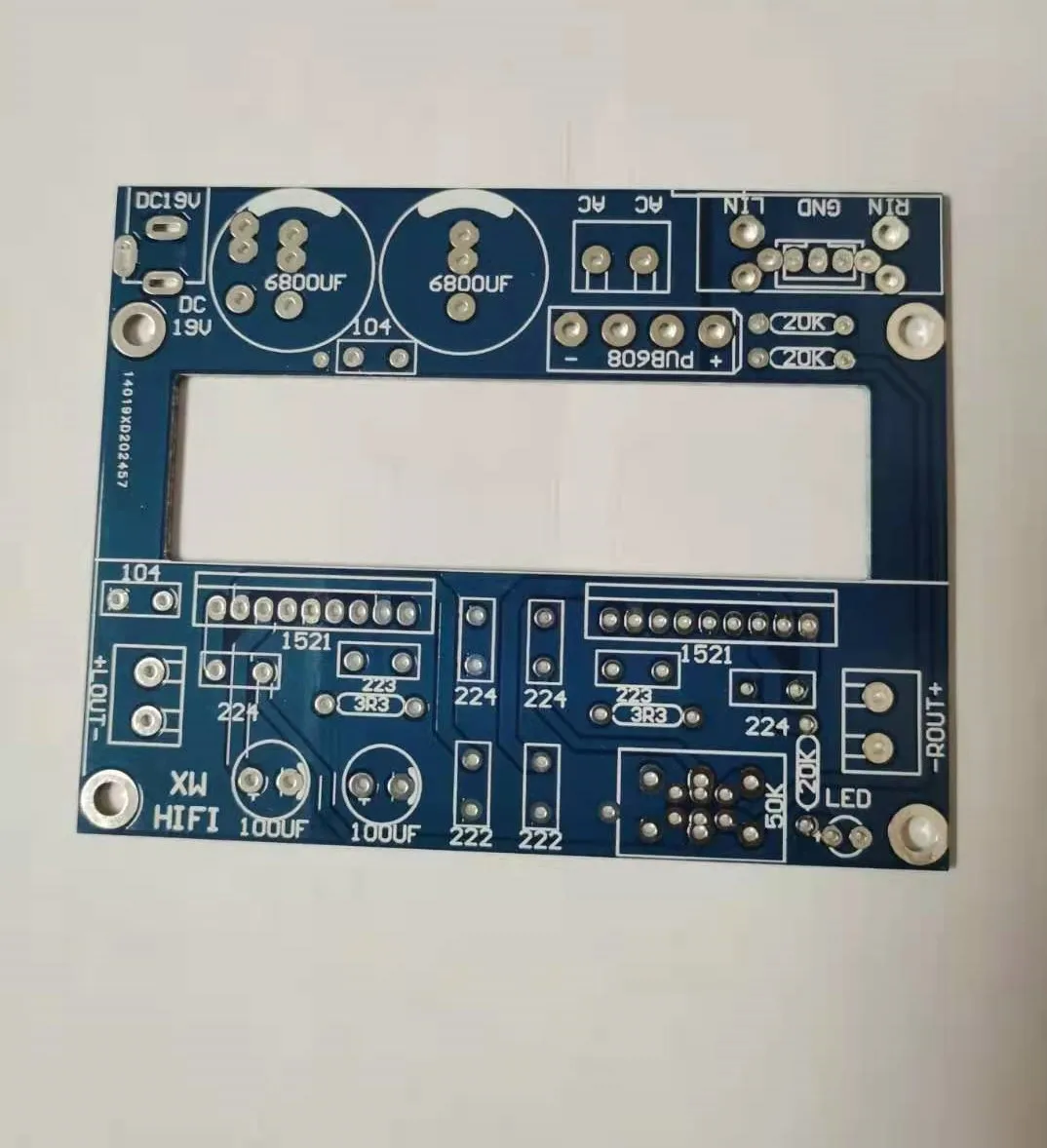 TDA1521 BTL 2.0Channel 30W+30W Stereo Power Amplifier Circuit PCB Empty Board AC15-24V DC19-35V | Электроника