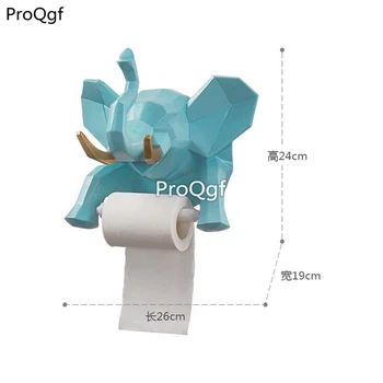 

Ngryise Elephant 26*19*24cm Creative toilet geometric roll paper rack