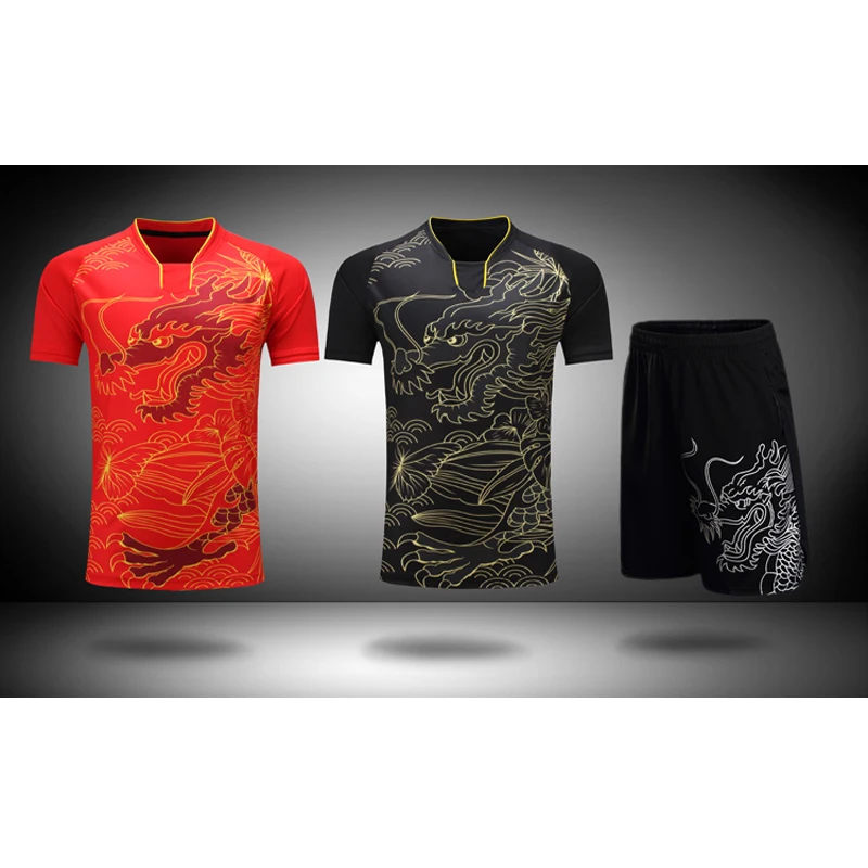 New Badminton Jersey Wear LN Set Men Table Tennis Clothes Women Clothing Suit Short Sleeved Badminton Shirt Tennis Masculino