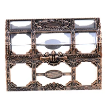 

10.5x8x6.5cm Plastic Container Storage Box Pirate Anime For Pirate Crystal Gem Treasure Box Toy Figures