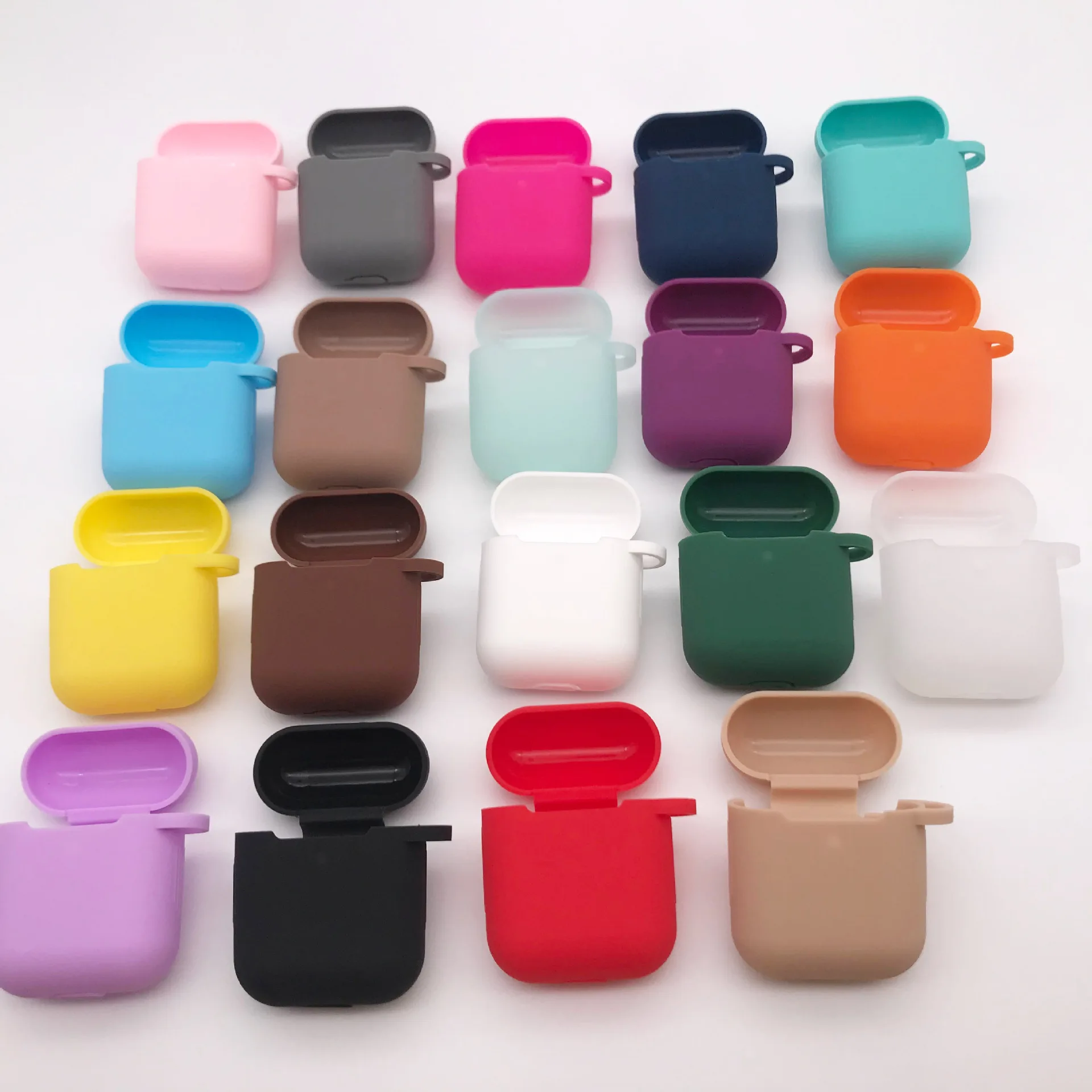 Беспроводная bluetooth-гарнитура, силиконовый чехол для airpods 2 1, универсальный чехол для хранения с защитой от падения