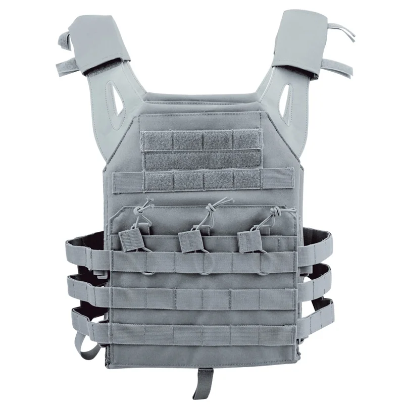Тактический жилет ActionUnion, бронежилет, JPC, Molle Plate Carrier, боевой жилет CS, игра, пейнтбол, военное защитное оборудование - Цвет: Grey