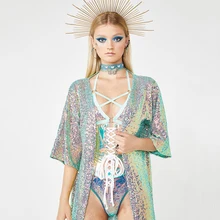 Сценические костюмы для певцов, Модный комбинезон с блестками для ночного клуба, диджеев, Боди для танцев, одежда для выступлений, праздничная одежда, DN4794