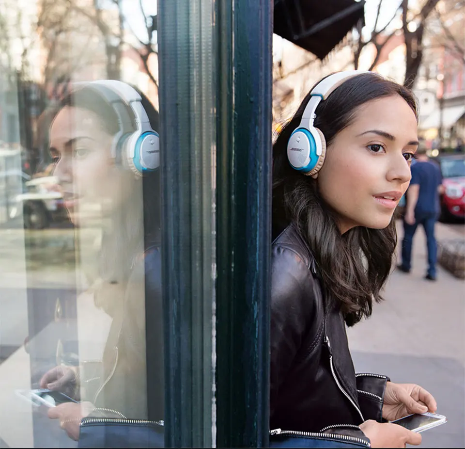 Bose soundlink on-ear sem fio bluetooth fones