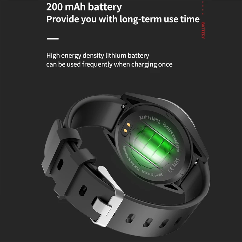 LIGE, роскошные брендовые Смарт часы для мужчин и женщин, пульсометр, кровяное давление, монитор здоровья, спортивные фитнес-часы для Android IOS
