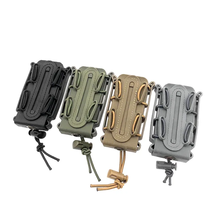 

Tactical Molle Pouch Magazine Soft Shell Handgun Mag Carrier Holster with Molle Clip Belt Loop for 9mm 45ACP