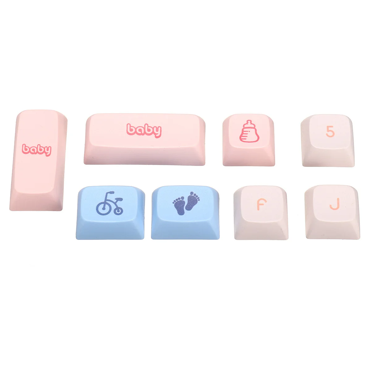 Детская тема 104-key Keycaps PBT Материал термосублимационный процесс Keycap для Minila67 GH60/64/68 660m 980m