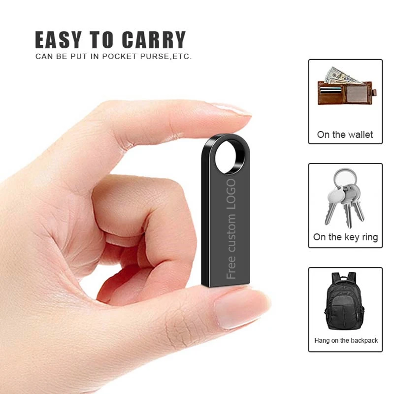 High Speed Flash Disk 2.0 4GB 8GB Pen Drive 32GB Metal USB Flash Drive 16GB Pendrive 64GB Cle Usb 128GB U Disk Free Custom Logo (7)