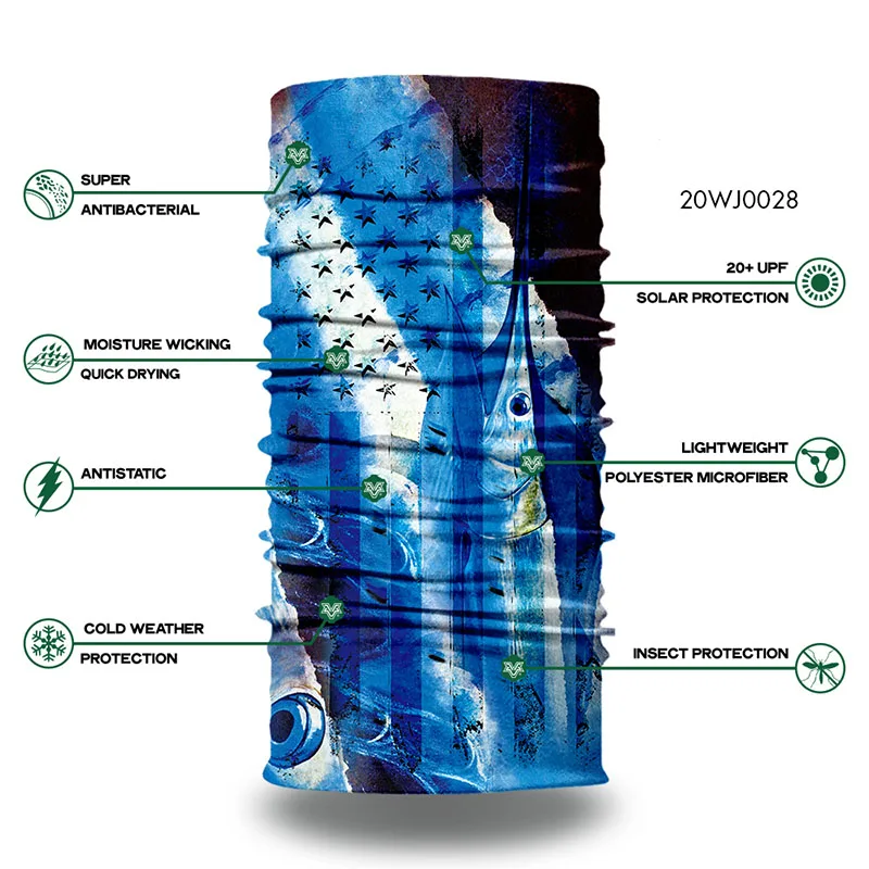 20WJ0028 Bandanas Ветрозащитный рыболовный шарф для езды на велосипеде, Бандана Ciclismo, мужские камуфляжные банданы, маска для лица, шейные платки, повязка на голову, для занятий спортом на открытом воздухе - Цвет: 20WJ0028 Bandanas