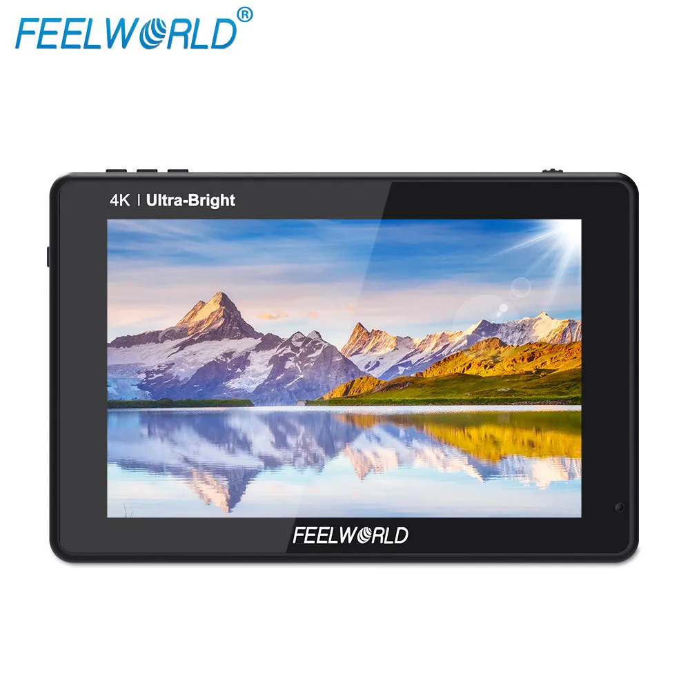 FEELWORLD LUT7S 7'' Monitor Touch Screen Waveform 4K 3D LUT 1920X1200 3G-SDI DSLR Camera Field Monitor for Nikon Canon Sony