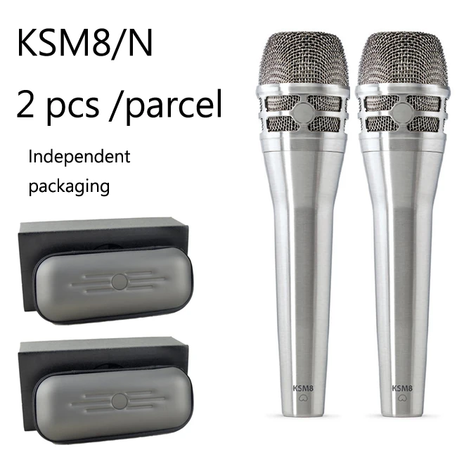 Free shipping, KSM8/N , KSM8/B wired dynamic cardioid professional vocal microphone , KSM8 wired vocal microphone 