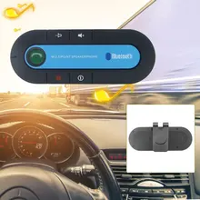 Беспроводное Bluetooth 4,1 автомобильное зарядное устройство для громкой связи, солнцезащитный козырек, динамик, телефон, автомобильный комплект, Bluetooth приемник, динамик, MP3 музыкальный плеер