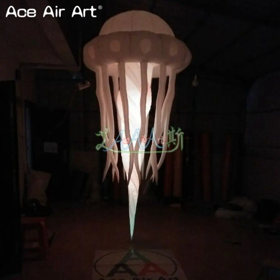  Different Shape inflatable jelly fish animal replicaMore vivid jellyfish with color changing led li