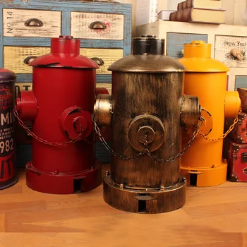 

lixeira poubelle vintage trash can retro trash bin pedal American country loft industrial wind storage bucket handmade trash bin