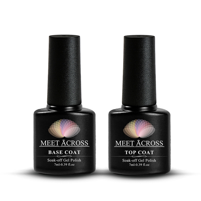 Gel Nail Polish Set With Top Base Gel Glitter Color Semi Permanent UV Led Gel Varnish Soak Off Nail Lacquers