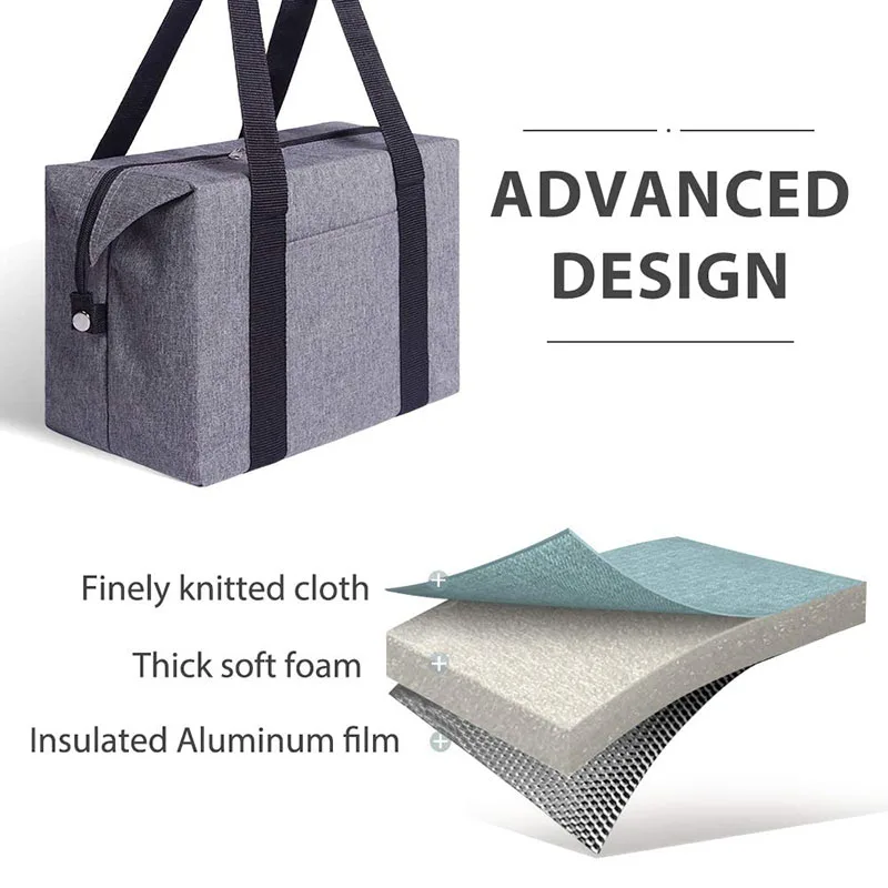 AUTEUIL PARIS 3 Sizes Cooler Bags High Quality Cooler Bag  Thermal Food Bag Picnic Large Insulation Package Drinks Cooler Bags