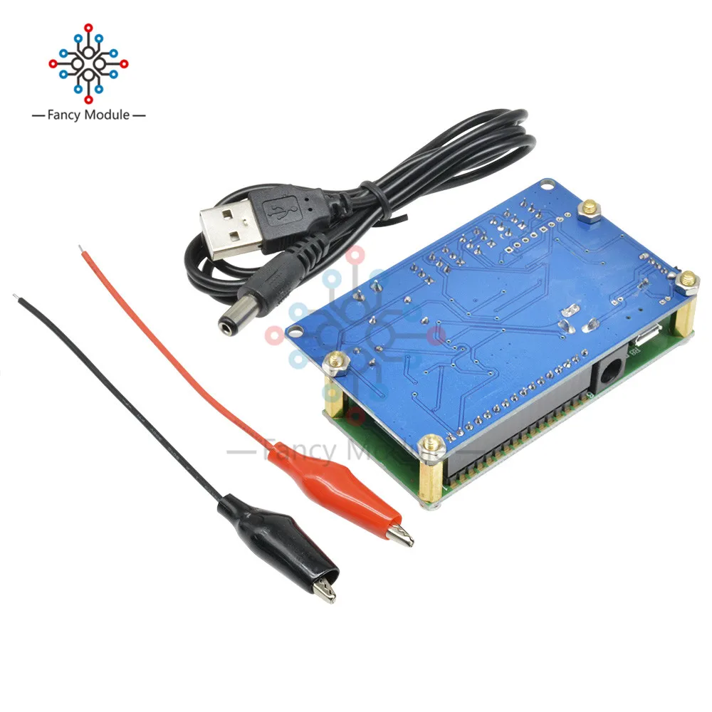 Diymore LC100-A цифровой 1602LCD Высокоточный измеритель емкости индуктивности L/C тестер конденсатора с USB к DC штекерным кабелем