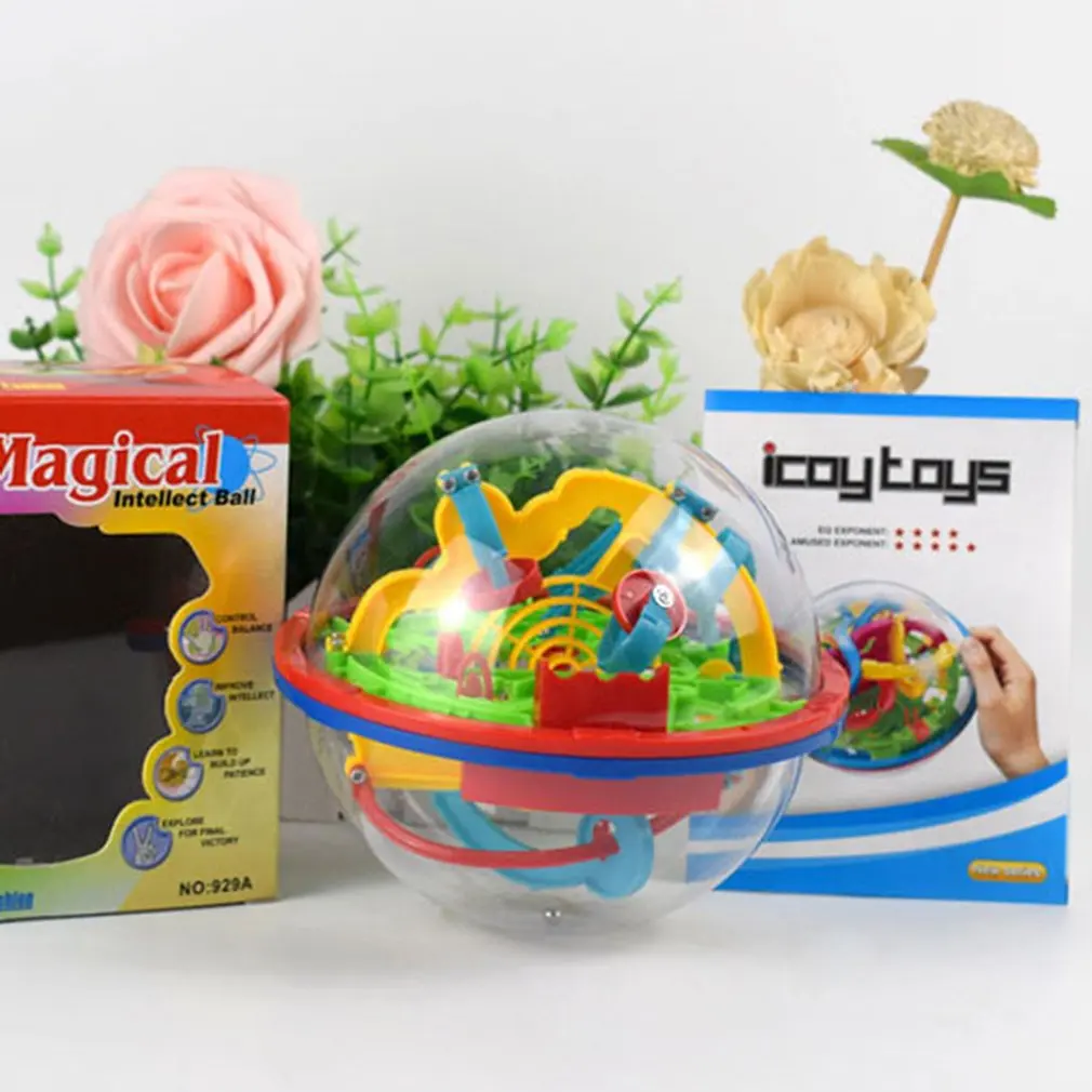 3D Puzzle Magic Maze Ball 299 Level Perplexus Magical Intellect Marble Puzzle Game IQ Balance Educational Toys for Kids