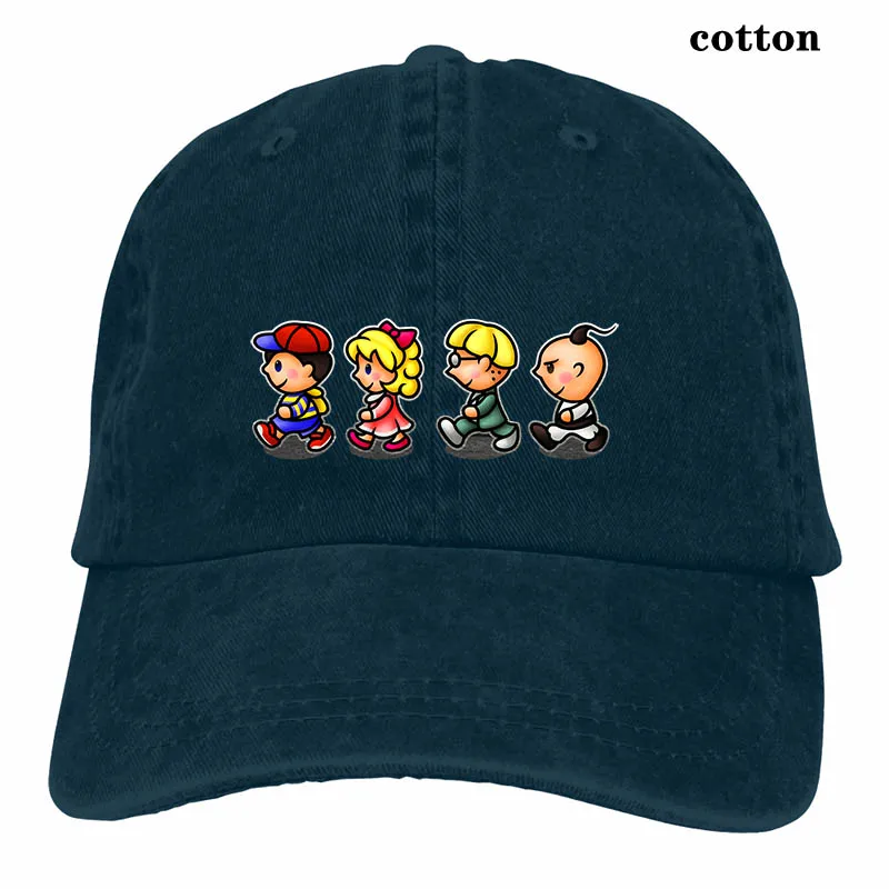 Бейсбольная кепка Earthbound для мужчин и женщин, Кепка-Дальнобойщик, модная Регулируемая Кепка - Цвет: 3-Navy
