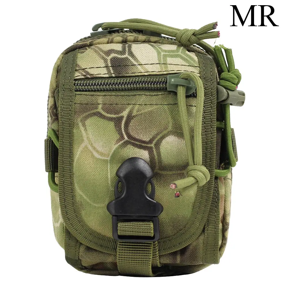SINAIRSOFT тактический Molle Сумка поясная сумка маленький карман военная сумка для бега походные сумки мобильный телефон кошелек дорожный инструмент - Цвет: MR