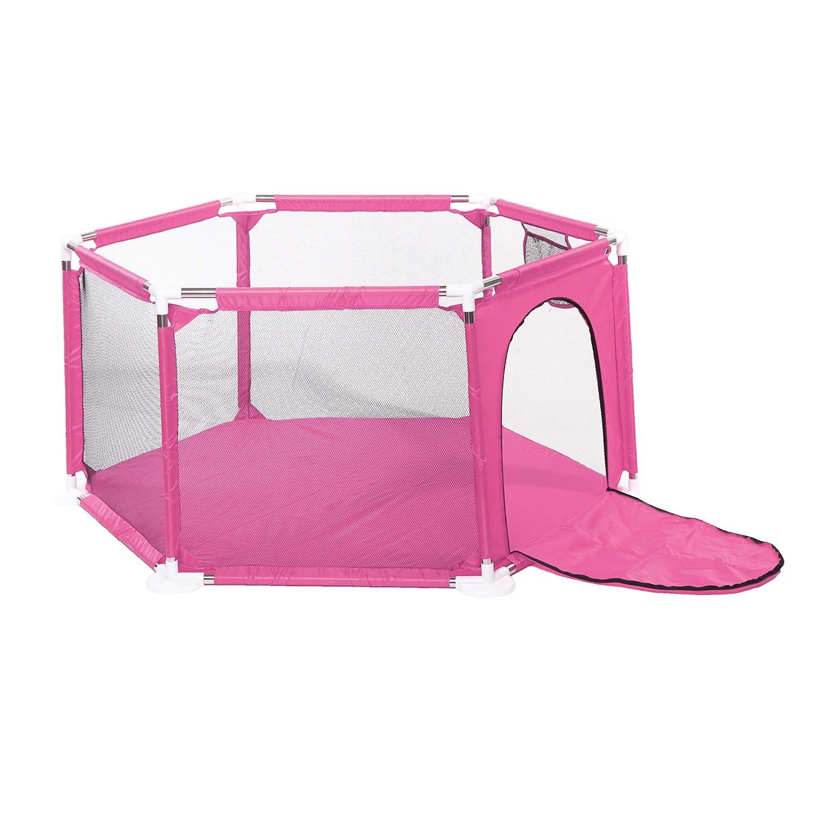 Baby Playpen Fence 6 Panel Safety Barrier Children Playpen Game Tent Barrier US
