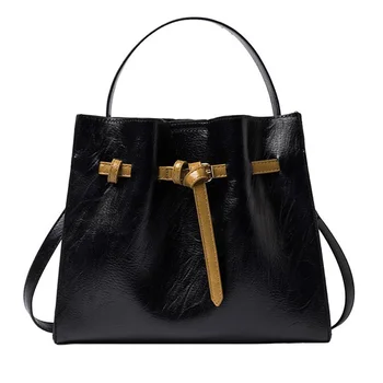 

Solid Soft Leather Exquisite Female Tote Bag Personality Belt Design Crossbody Versatile Shoulder Bags for Women 2020