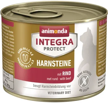 

ANIMONDA ANIMONDA INTEGRA PROTECT CAT HARNSTEINE URINARY for adult cats with urolithiasis with beef 200 g