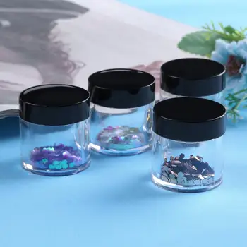 

10Pcs/Lot Clear Empty Storage Bottles Nail Art Sequins Rhinestones Beads Pot Containers 10g Makeup Cream Refillable Bottles