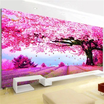 

RAILONCH Full Round Drill 5D DIY Diamond Painting Cross Stitch Cherry tree Gifts Diamond Embroidery mosaic pattern Home Decor