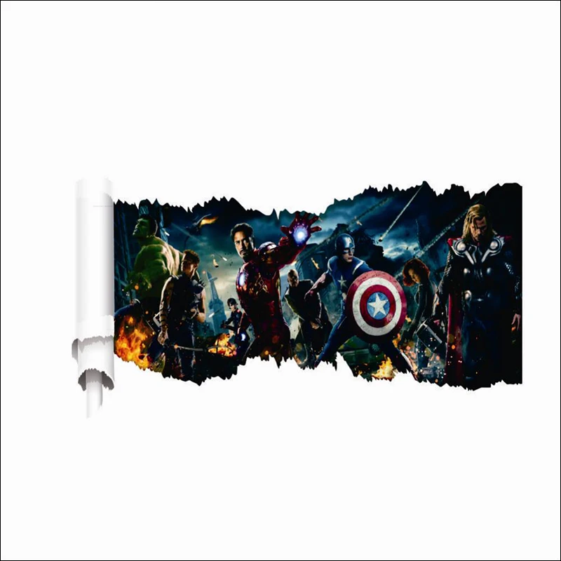 Marvel Avengers Wall Sticker For Home Kids Room Bedroom Decor Mural Art Gifts Decals Marvel Avengers Wall Sticker For Home Kids Room Bedroom Decor Mural Art Gifts Decals