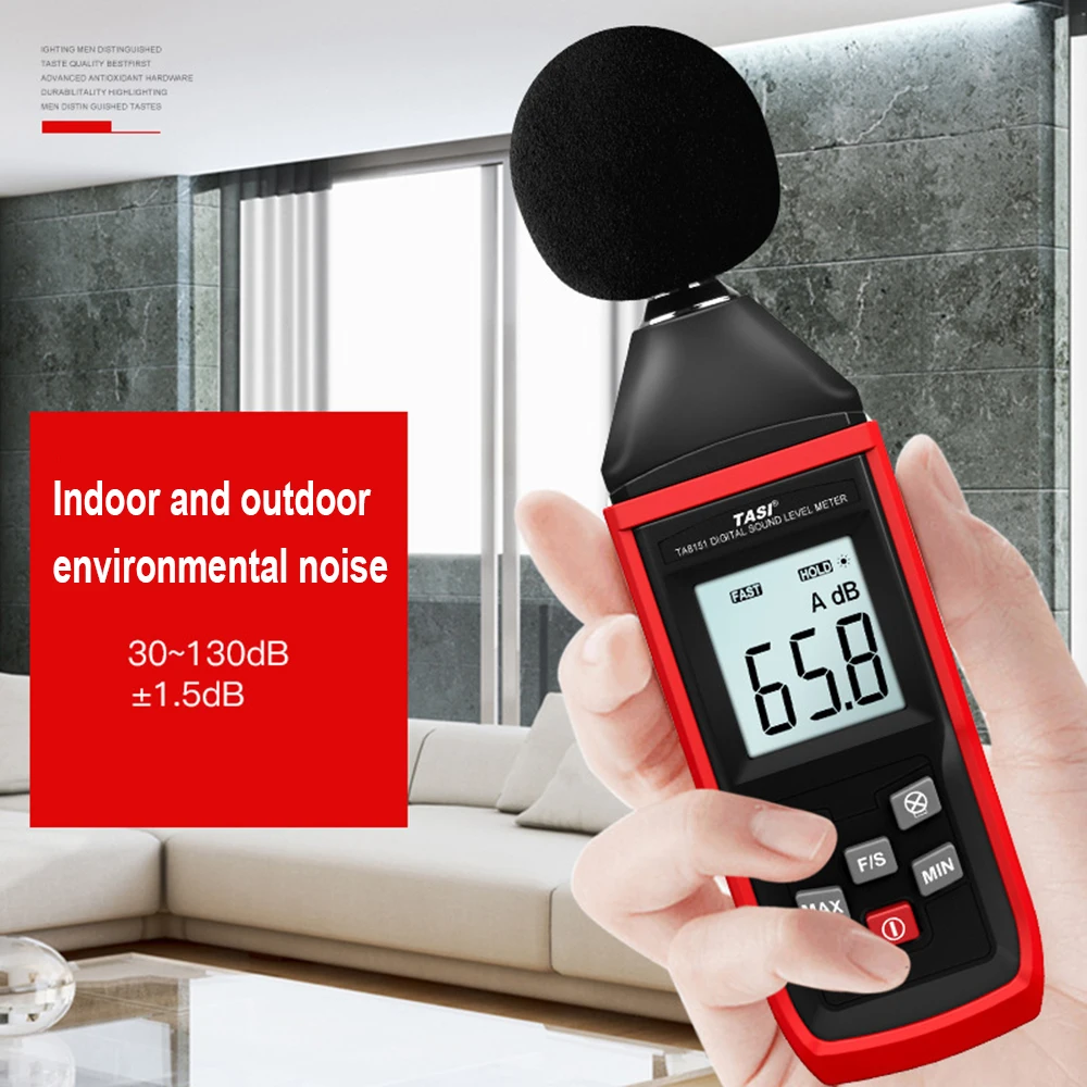 

High Quality Mini LCD Digital Sound Level Meter Noise Tester Level 30-130dB Data Decibel Logging Tools