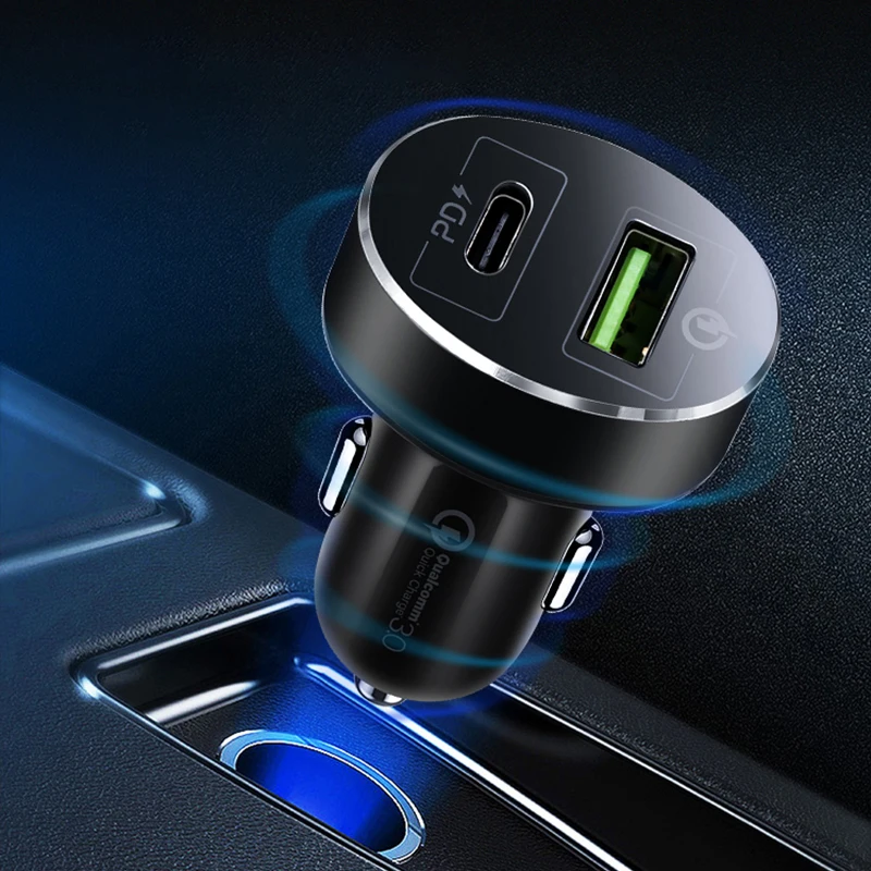 Быстрое Автомобильное зарядное устройство 2 usb порта с светодиодный вольтметр дисплей для смартфона автомобиля Hi 888
