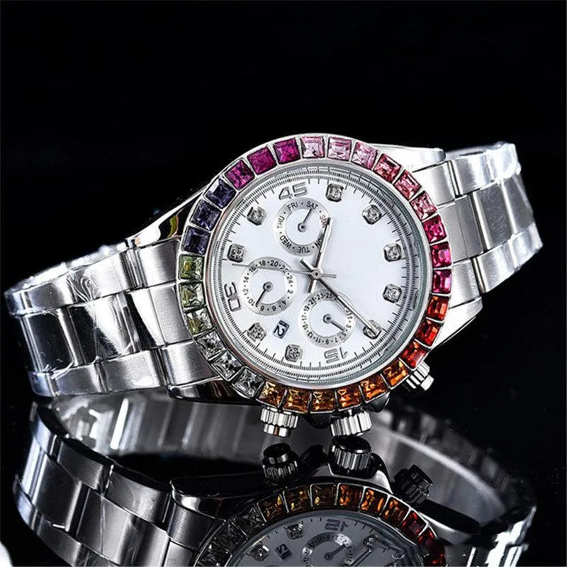 

Discount Commodity Man Gem Watch Simple Quartz Lady Waterproof watch Men Fashion Casual Watches Clock reloj mujer