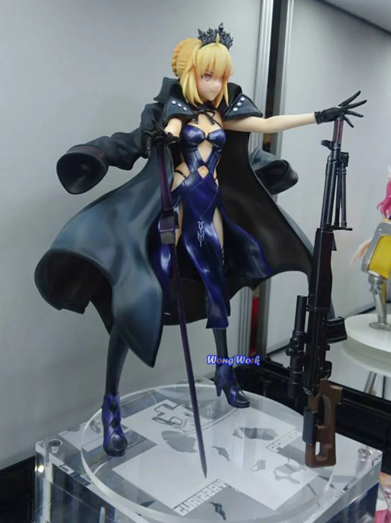 Wong работа Неокрашенная Смола Arutoria Pendoragon Alter Saber в разобранном гараже наборы GK модель комплект фигурка