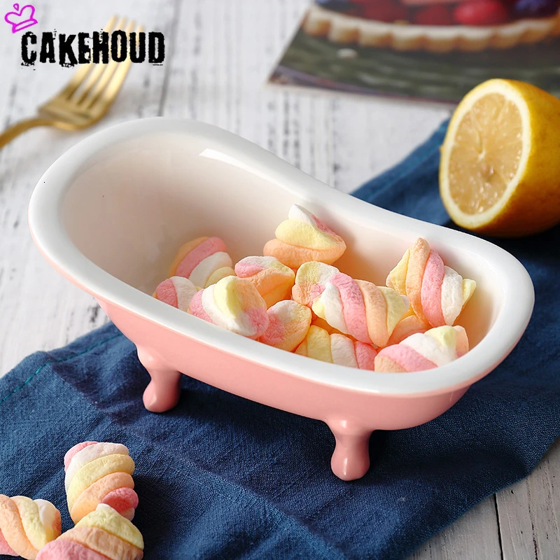 CAKEHOUD креативная Милая керамика Ванна чашка для еды семейная столовая Посуда Чаша Дети рис десерт закуска чаша кухонная утварь для выпечки